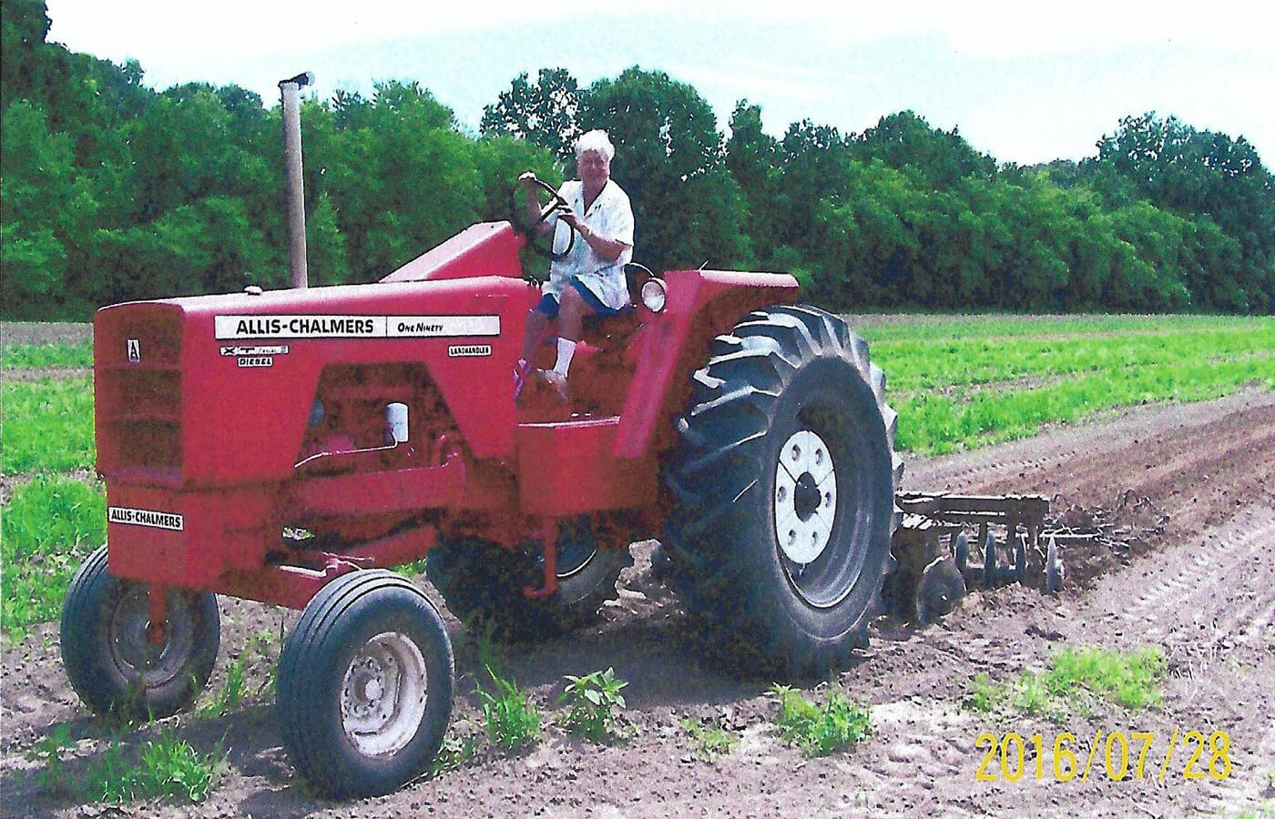 Angie buzzanco tractor tilling